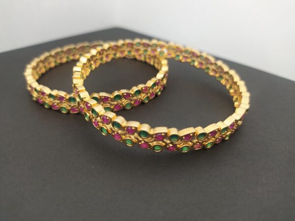 Small Stone Bangles